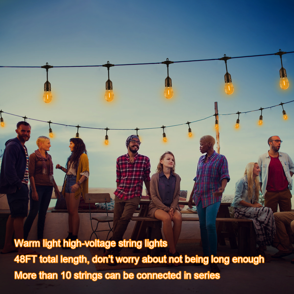 HCP090 S14合规圆线高压灯串